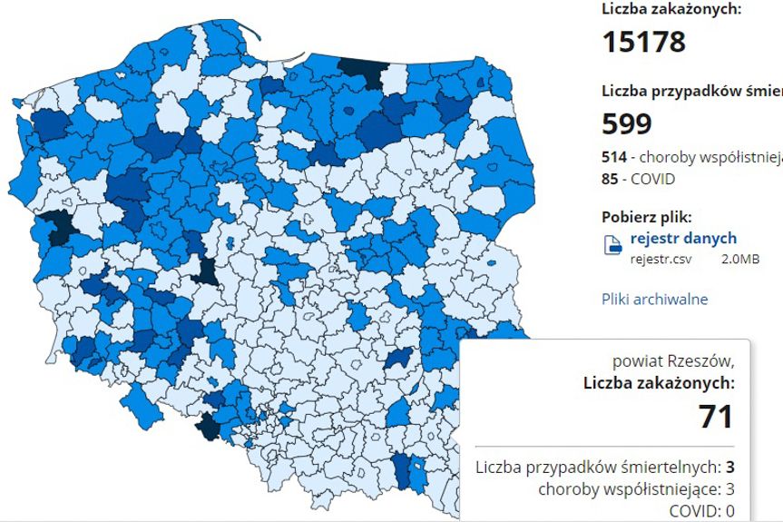 Koronawirus na Podkarpaciu [niedziela, 29.11.2020]