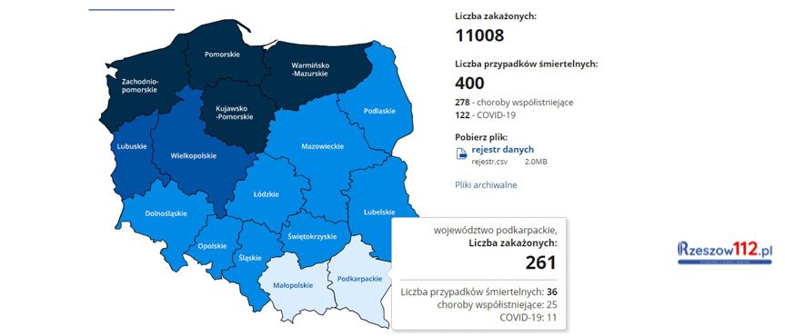 Koronawirus na Podkarpaciu [piątek, 1.01.2020]