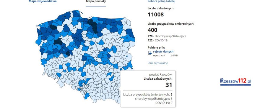 Koronawirus na Podkarpaciu [piątek, 1.01.2020]