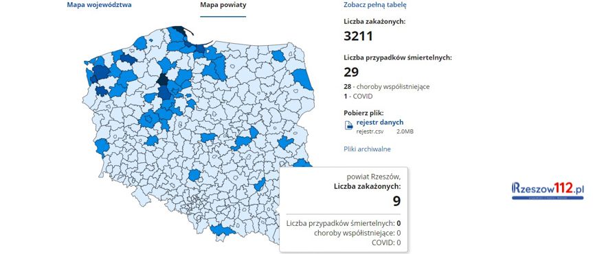 Koronawirus na Podkarpaciu [poniedziałek, 28.12.2020]