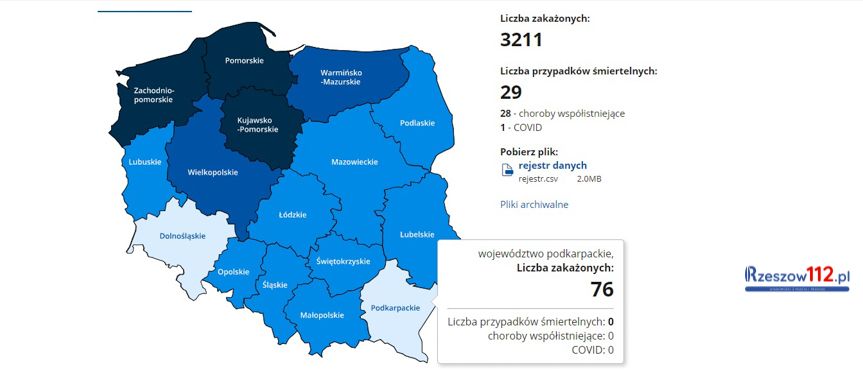 Koronawirus na Podkarpaciu [poniedziałek, 28.12.2020]