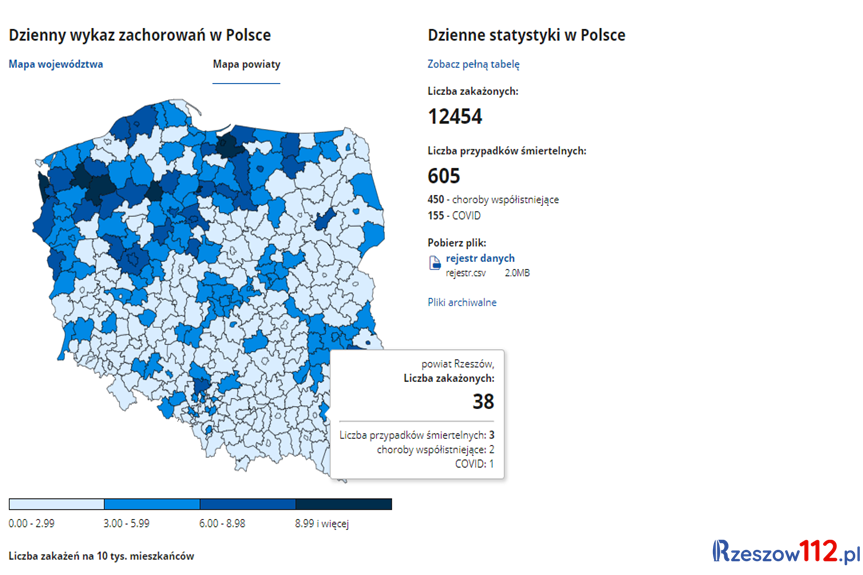 Koronawirus na Podkarpaciu [środa, 16.12.2020]