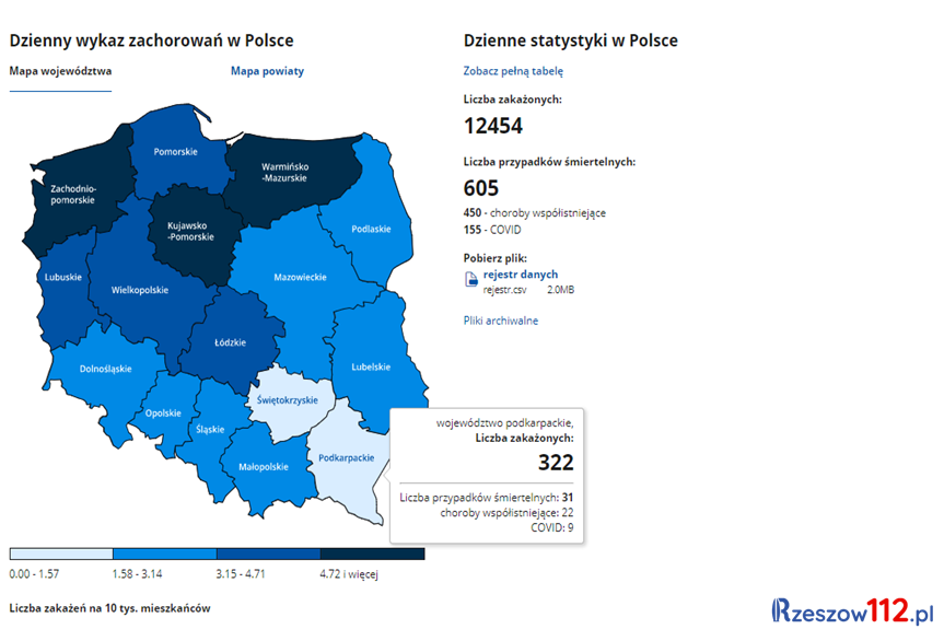 Koronawirus na Podkarpaciu [środa, 16.12.2020]