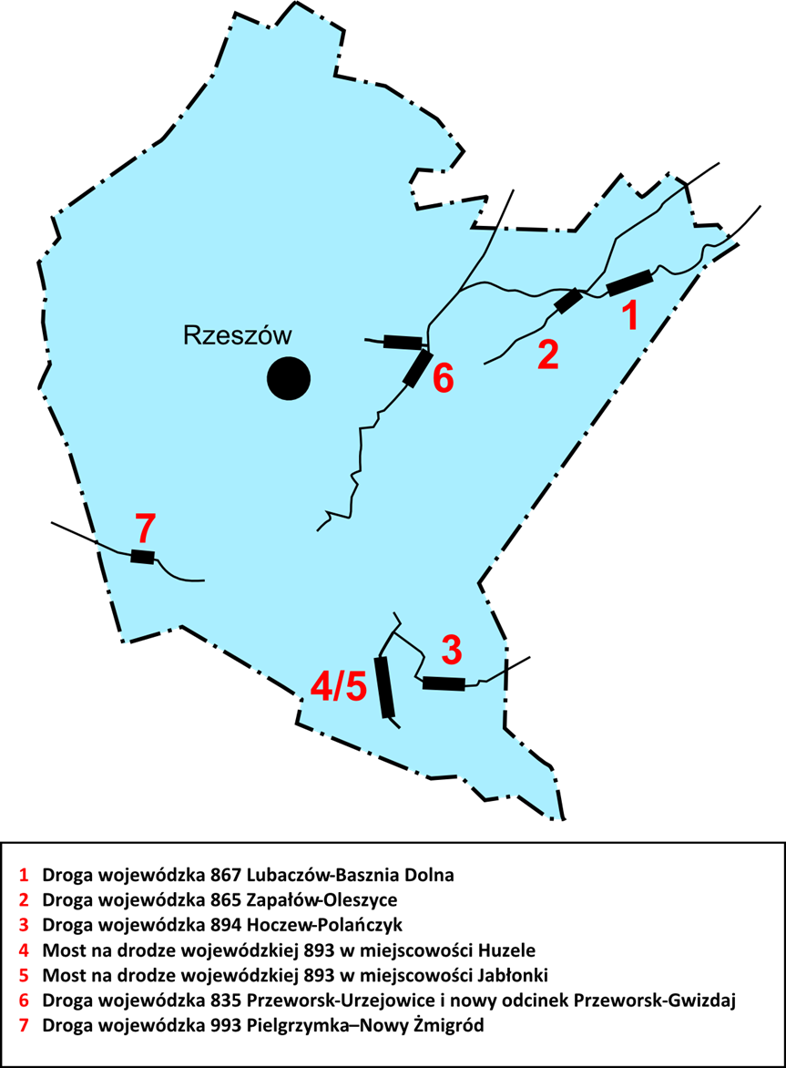 Mapa remontów