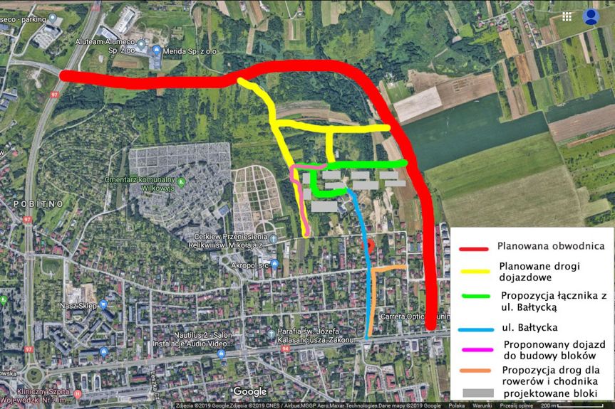 Mieszkańcy osiedla Wilkowyja domagają się obwodnicy