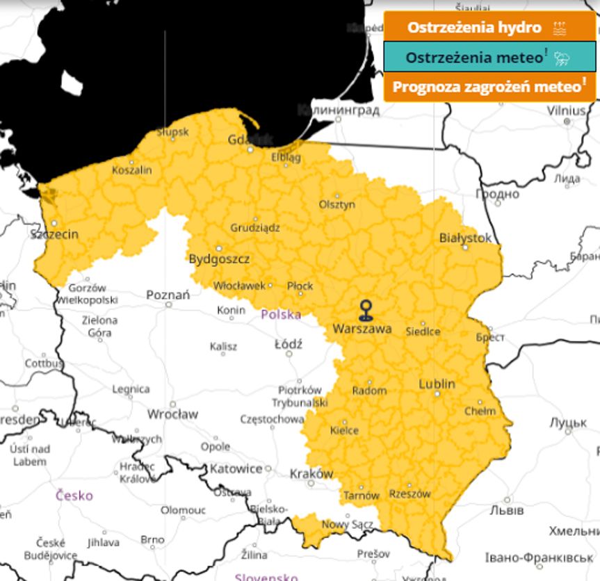 Podkarpacie. IMGW wydało ostrzeżenie przed oblodzeniami