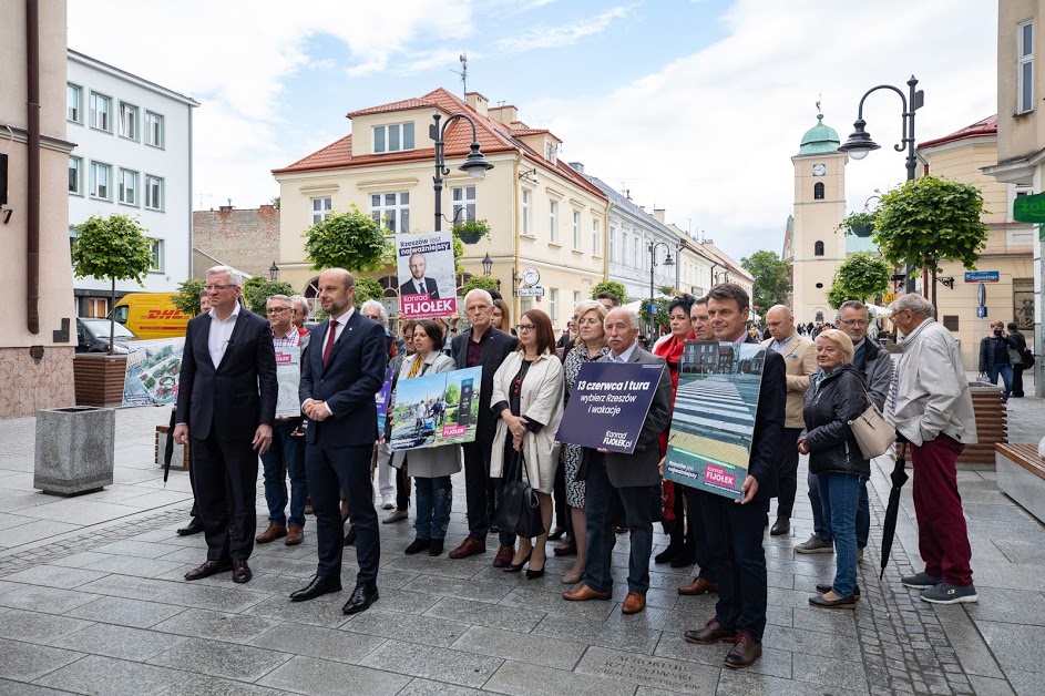 Jacek Jaskowiak i Konrad Fijołek