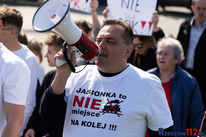 protest mieszkańców jasionki