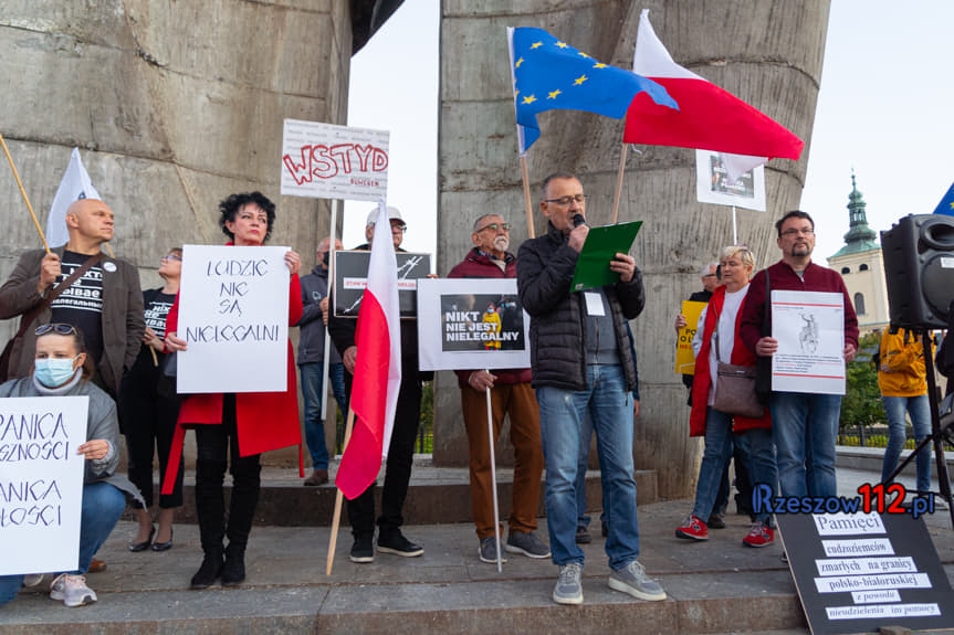 Rzeszowianie demonstrowali w obronie uchodźców