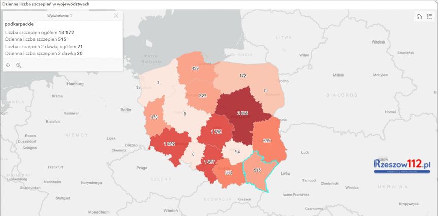 Szczepienia na Covid-19 na Podkarpaciu [poniedziałek, 18.01.2021]