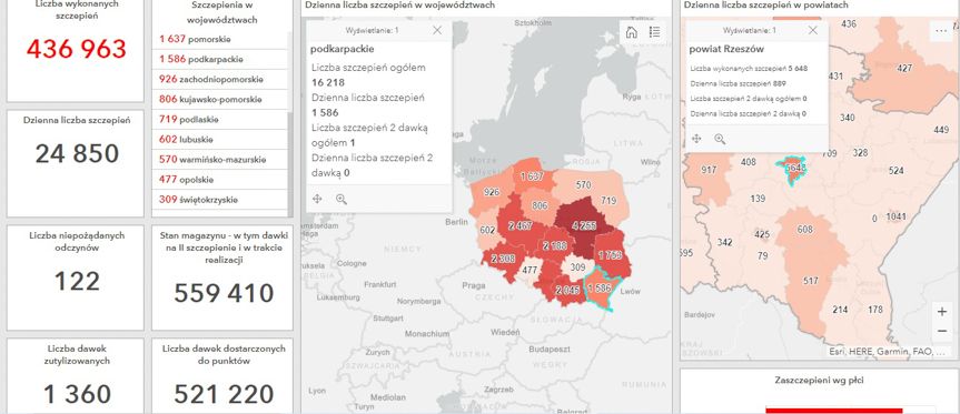 Szczepienia na Covid-19 na Podkarpaciu [sobota, 16.01.2020]