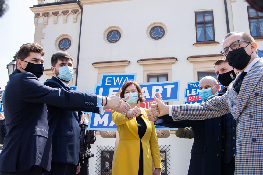 Ewa Leniart, kanydatka na urząd prezydenta Rzeszowa